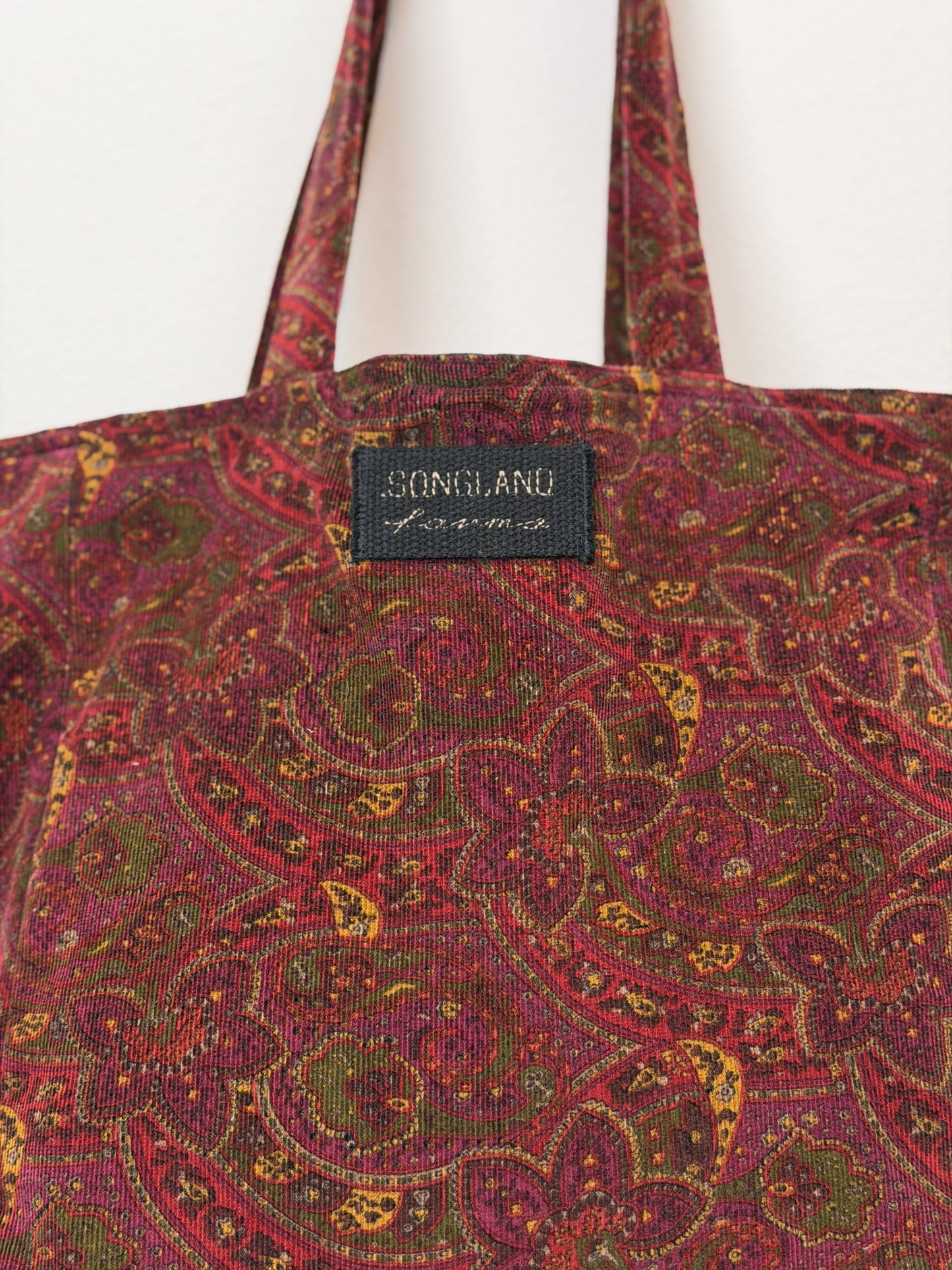 Burgundy Paisley