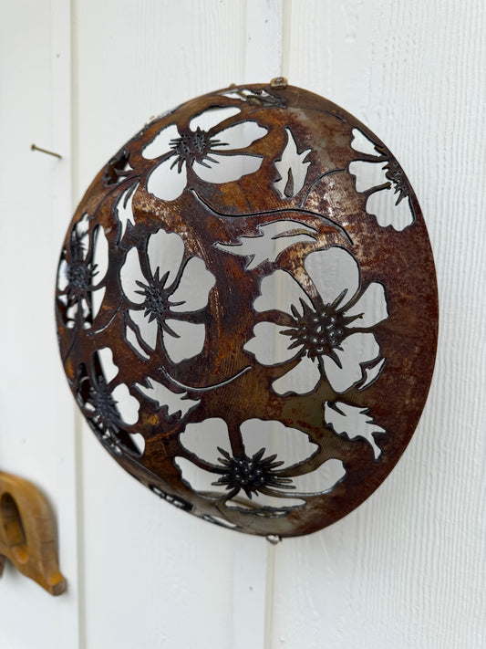 Plasma-cut Wok - Floral