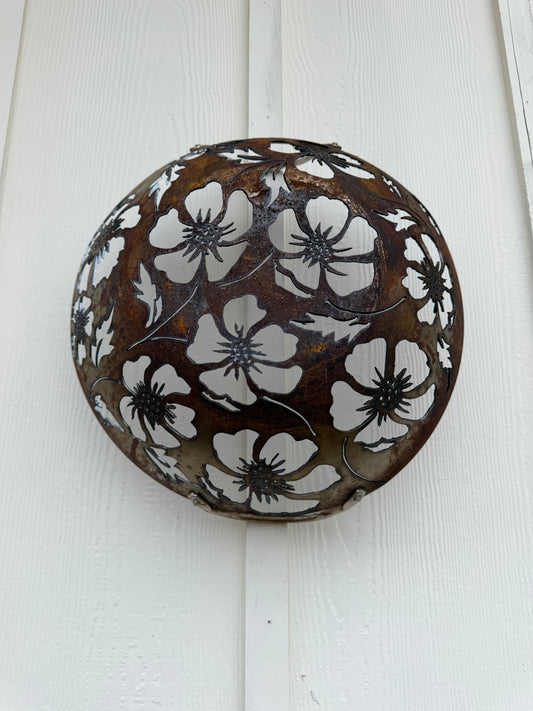 Plasma-cut Wok - Floral