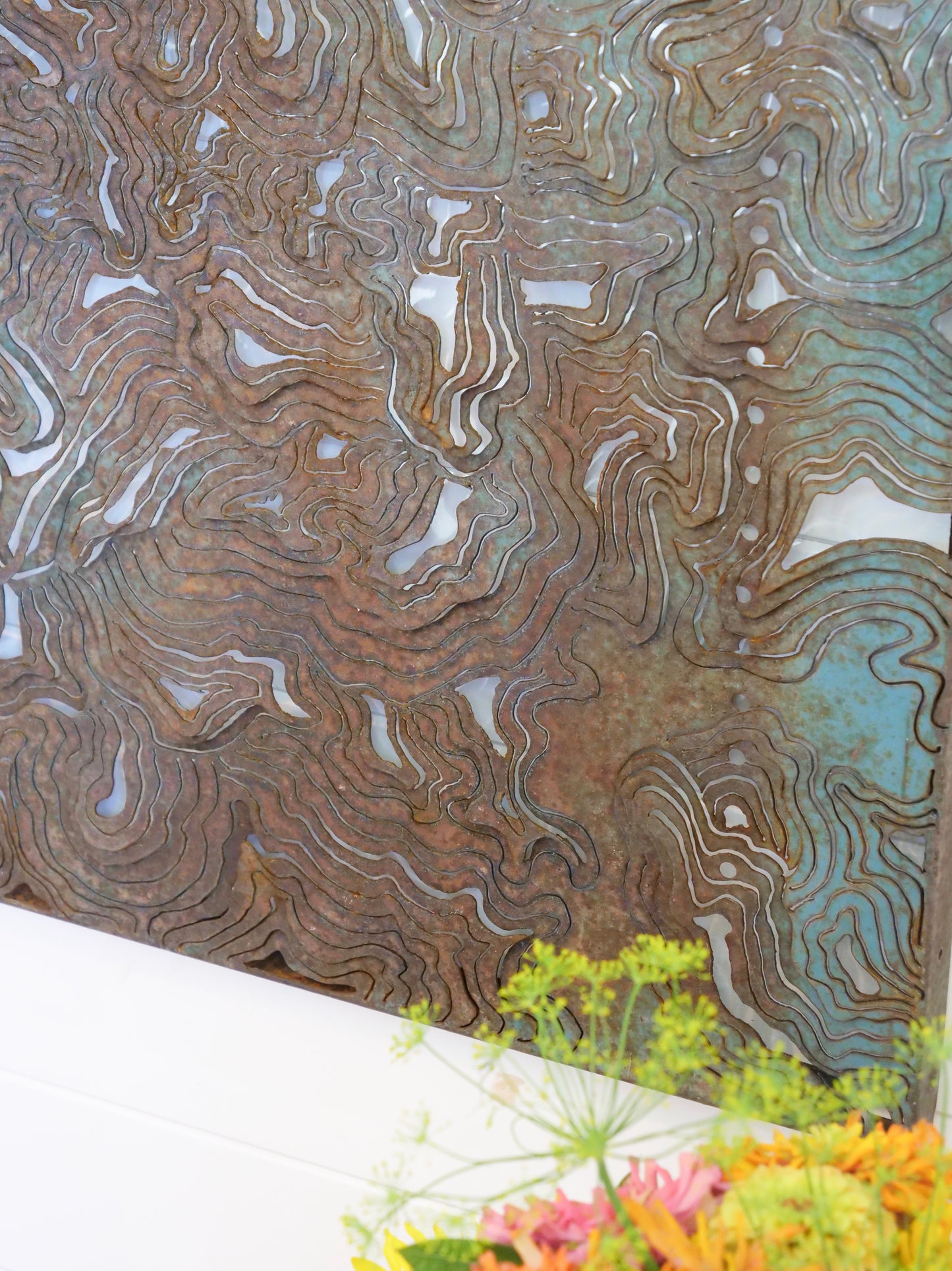 Blue Topography (24"x36")