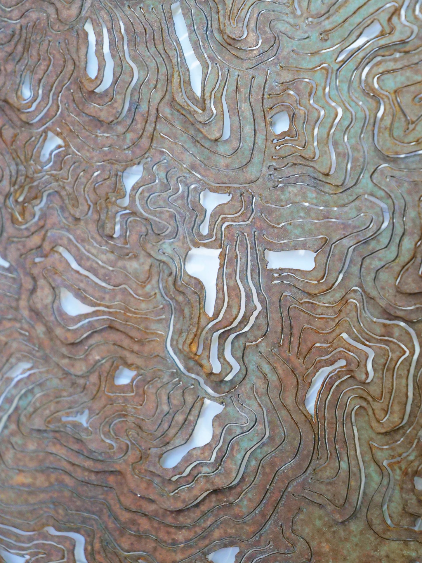 Blue Topography (24"x36")