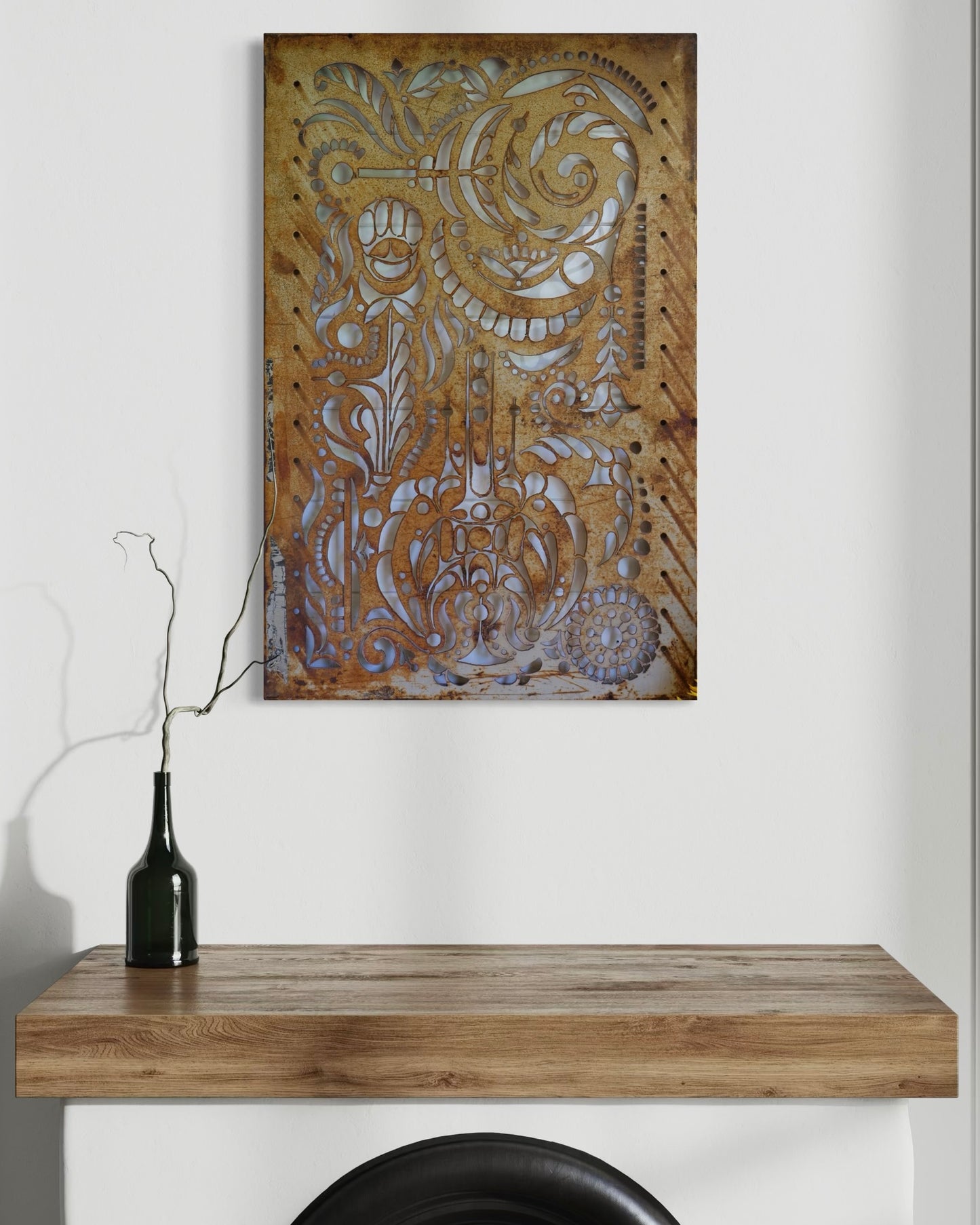 Art Nouveau Abstract Gold 24"x35.5"