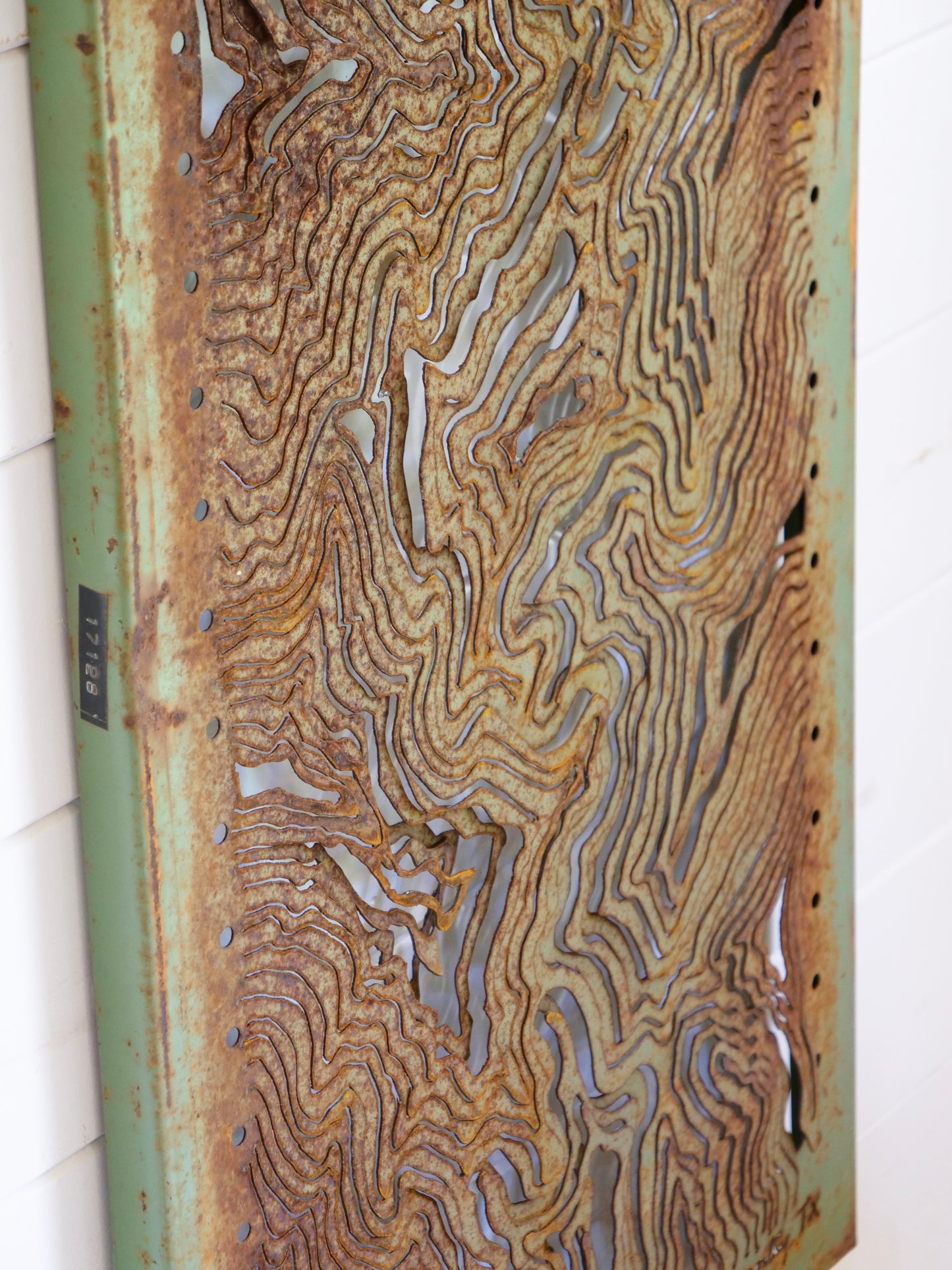 Green Topography Hill Country 18"x36"