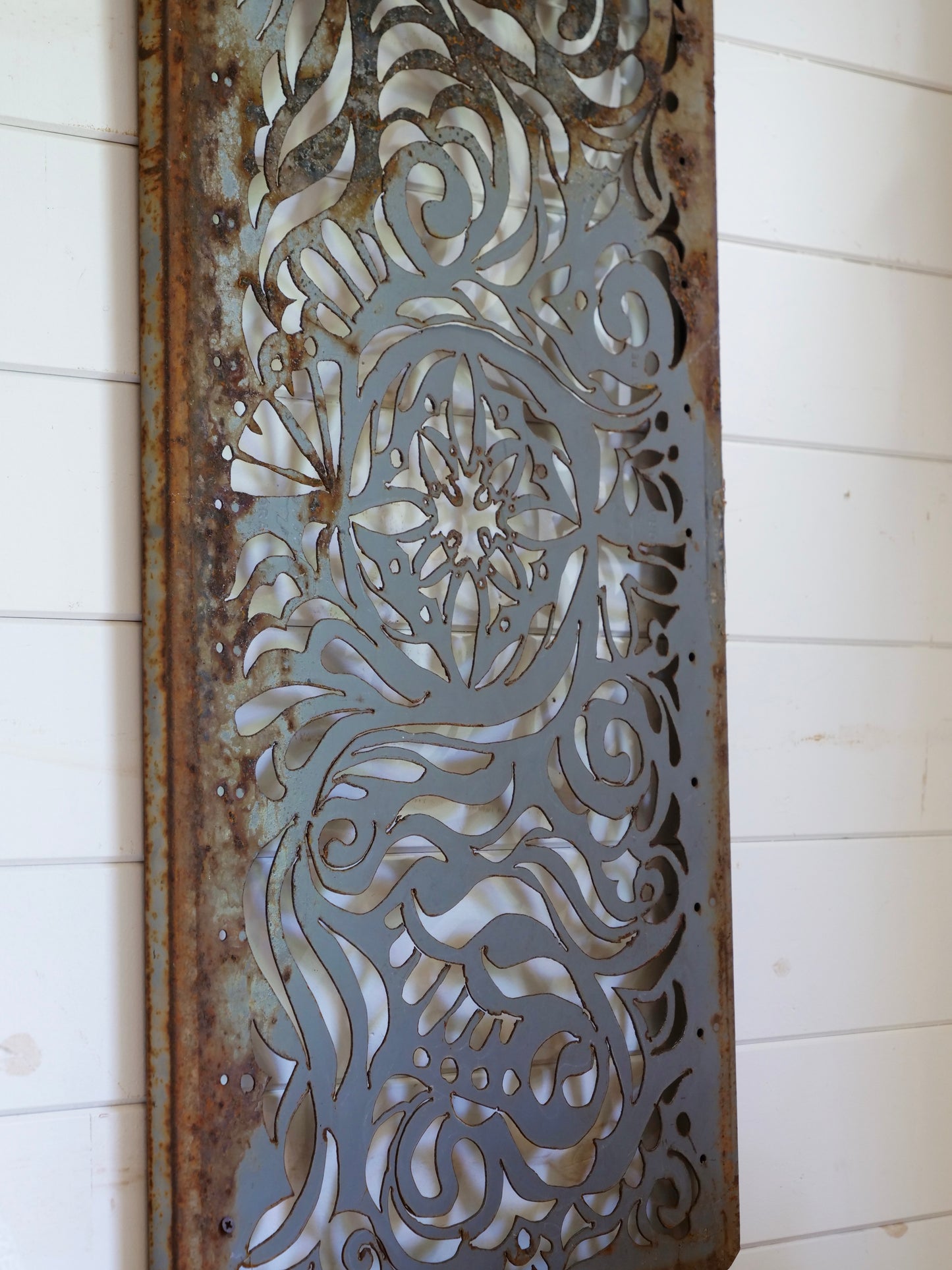 Grey Abstract Waves 18.5"36"