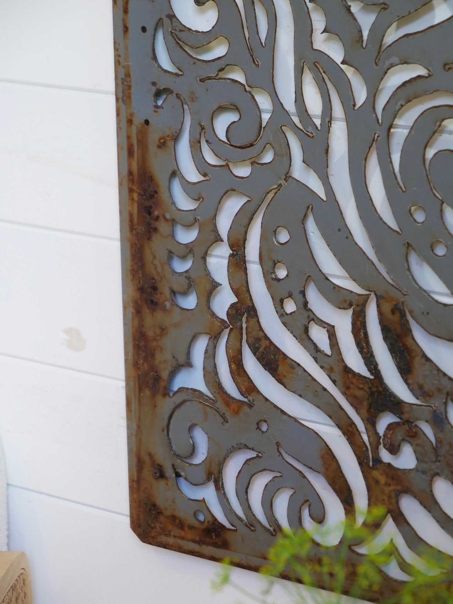 Grey Abstract #3 18.5x36"