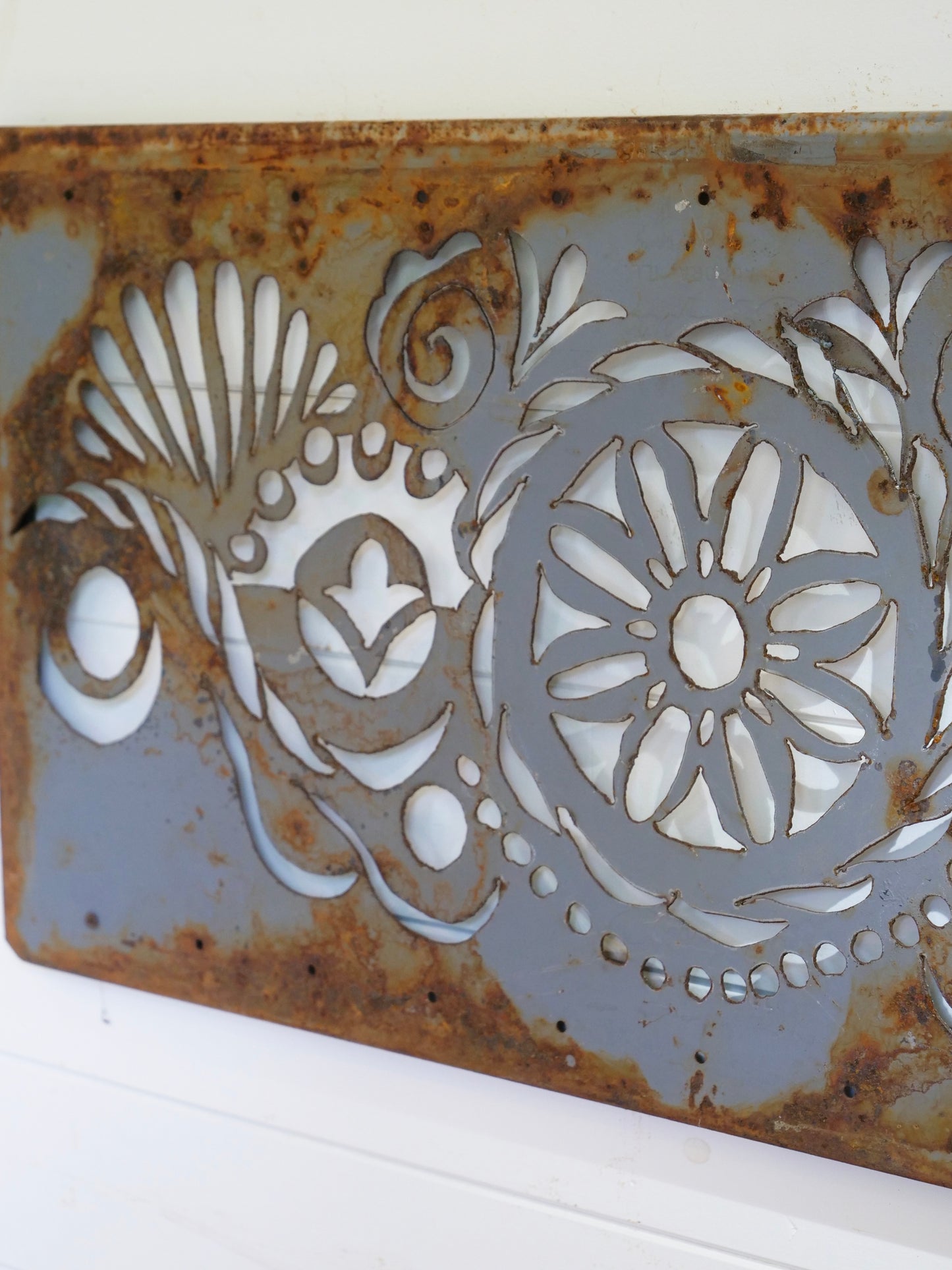 Grey Abstract #2 18.5"36"