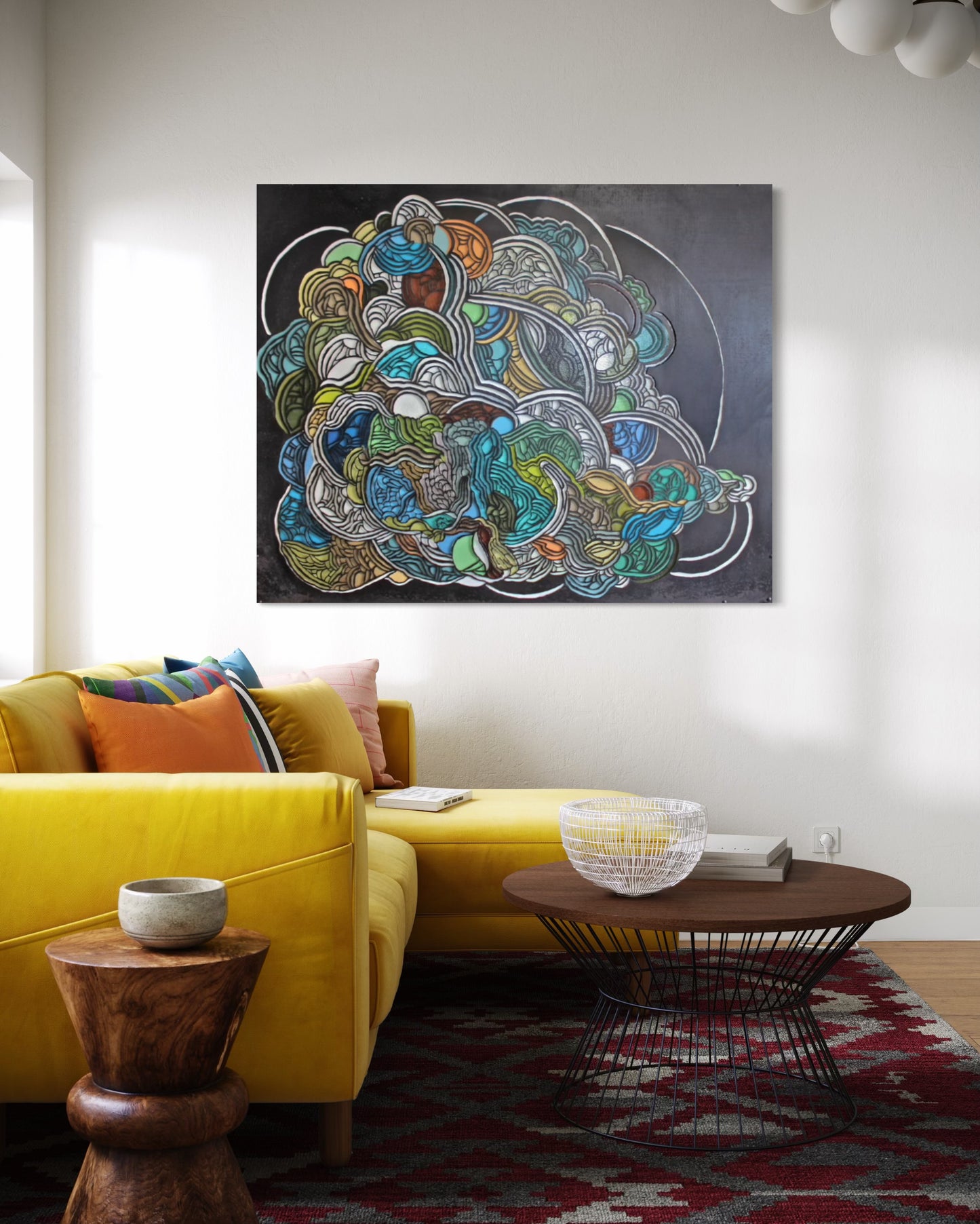 Glass Clouds (48"x 65")