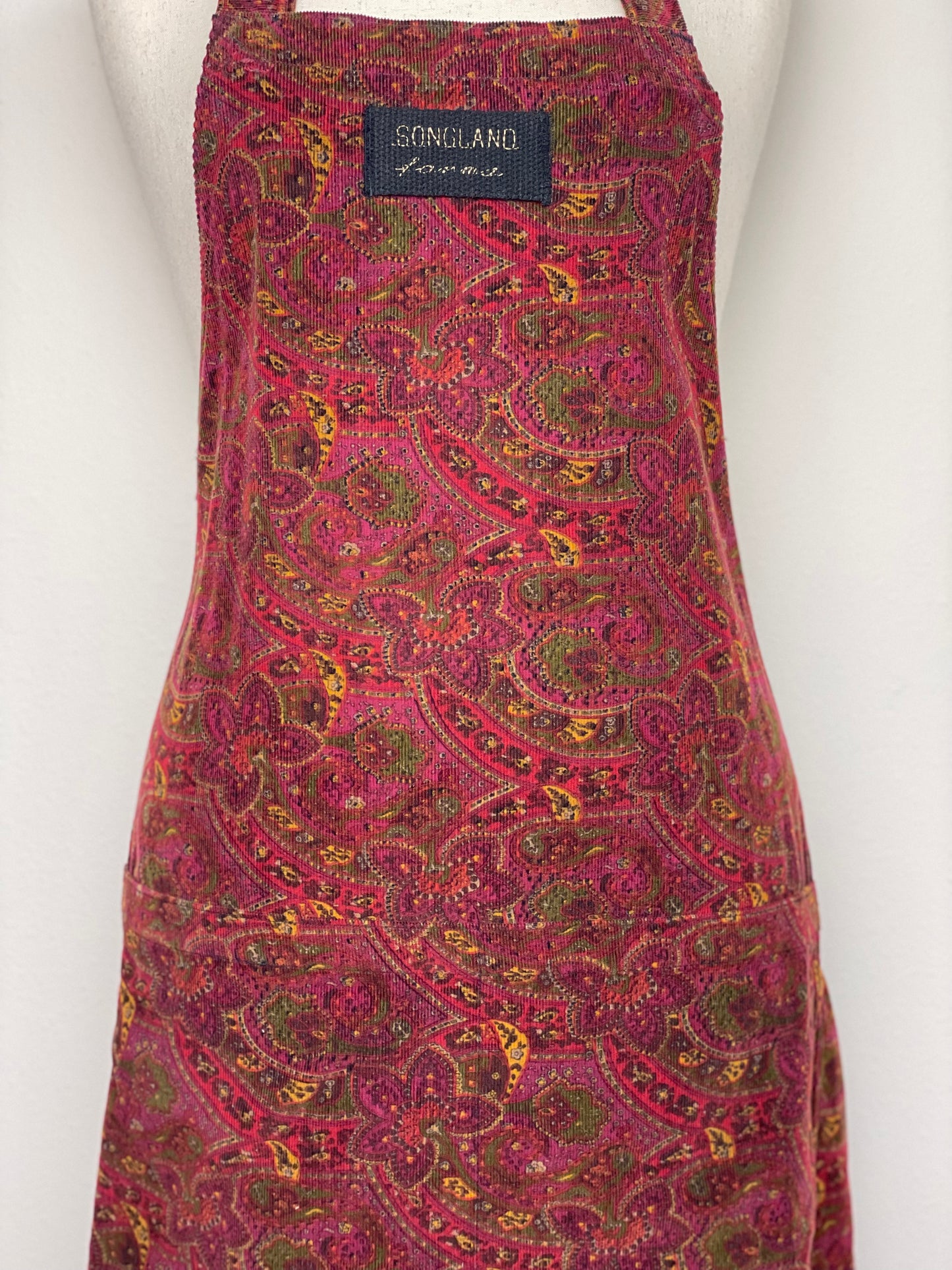 Burgundy Paisley