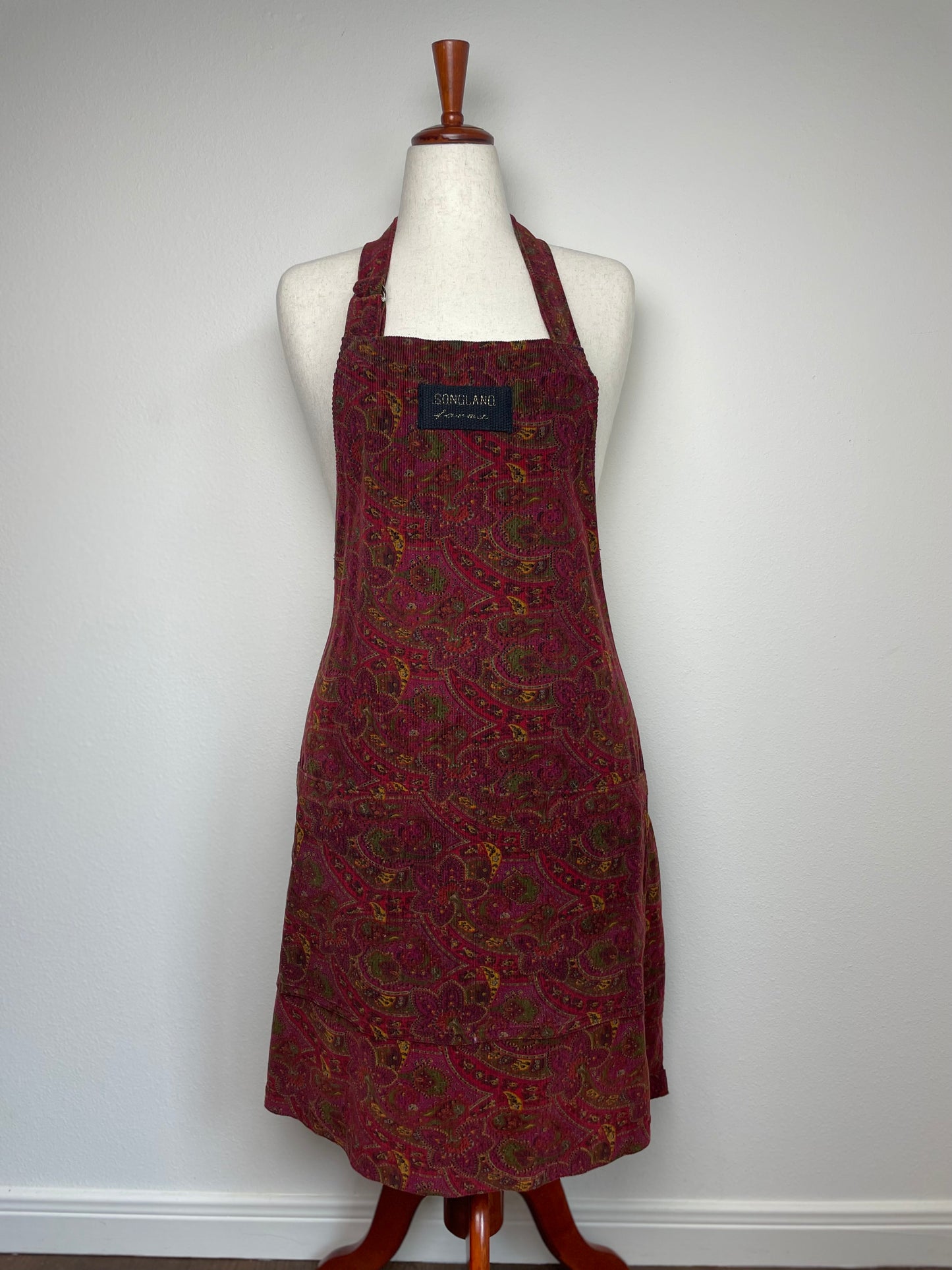 Burgundy Paisley