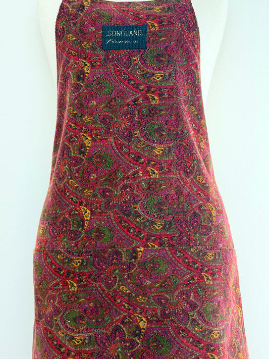 Burgundy Paisley