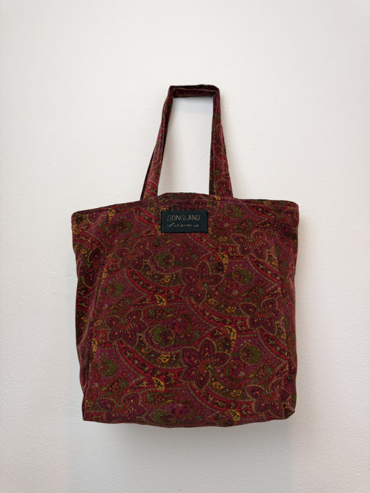 Burgundy Paisley