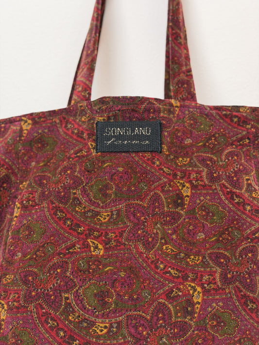 Burgundy Paisley